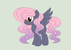 Size: 660x466 | Tagged: safe, artist:roseloverofpastels, oc, oc only, oc:nightfly, pegasus, pony, female, mare, simple background, solo