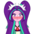 Size: 1350x1350 | Tagged: artist needed, safe, aria blaze, equestria girls, g4, blushing, bust, female, solo, vector