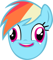 Size: 680x760 | Tagged: safe, artist:animusvox, rainbow dash, pony, g4, are you a wizard, derp, doshie, female, mare, rainbow derp, simple background, solo, transparent background, wat