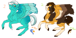 Size: 1600x800 | Tagged: safe, artist:guidomista, oc, pegasus, pony, adoptable, blushing, design, female, for sale, freckles, hooves, large wings, looking back, male, mare, markings, multicolored, multicolored hair, multicolored hooves, multicolored mane, raised hooves, realistic, realistic anatomy, realistic horse legs, realistic wings, selling, short hair, short mane, short tail, smiling, stallion, straight hair, straight mane, streaked mane, striped mane, teeth, two toned wings, unshorn fetlocks, wavy hair, wavy mane, wings