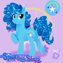 Size: 1100x1100 | Tagged: safe, artist:angexci, oc, oc only, oc:sparkling stars, pony, unicorn, cutie mark, reference sheet, solo