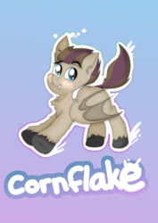 Size: 4960x7015 | Tagged: safe, artist:suchalmy, oc, oc only, oc:cornflake, bat pony, pony, bat pony oc, bat wings, solo, wings