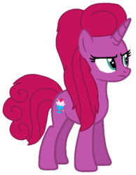 Size: 805x1036 | Tagged: safe, artist:徐詩珮, oc, oc only, oc:betty pop, pony, unicorn, g4, my little pony: the movie, base used, daughter, female, magical lesbian spawn, mare, next generation, offspring, parent:glitter drops, parent:tempest shadow, parents:glittershadow, simple background, solo, transparent background