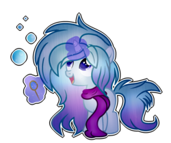 Size: 1701x1421 | Tagged: safe, artist:rachelclaradrawz, oc, oc only, oc:aqua artist, alicorn, pony, bubble, bubble wand, clothes, colt, male, scarf, simple background, solo, transparent background