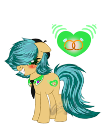 Size: 1148x1396 | Tagged: safe, artist:lemonkaiju, oc, oc only, earth pony, pony, base used, female, floppy ears, mare, necktie, offspring, parent:coco pommel, parent:feather bangs, simple background, solo, transparent background