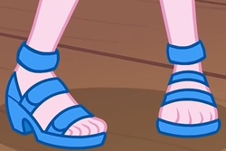 Size: 1189x796 | Tagged: safe, screencap, pinkie pie, equestria girls, equestria girls series, g4, spring breakdown, spoiler:eqg series (season 2), cropped, feet, female, legs, open-toed shoes, pictures of legs, solo