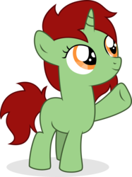 Size: 1380x1845 | Tagged: safe, artist:cirillaq, oc, oc only, oc:novella, pony, unicorn, female, filly, simple background, solo, transparent background, vector