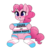 Size: 2000x2000 | Tagged: safe, artist:confetticakez, pinkie pie, earth pony, pony, g4, adventure in the comments, blushing, clothes, colored pupils, cute, diapinkes, featureless crotch, female, graveyard of comments, grin, high res, hoof hold, mare, mouthpiece, pride, pride flag, sign, simple background, sitting, smiling, socks, solo, squee, striped socks, transgender, transparent background