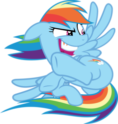Size: 1041x1098 | Tagged: safe, artist:frownfactory, rainbow dash, pegasus, pony, g4, school raze, .svg available, cutie mark, faic, female, floppy ears, flying, great moments in animation, gums, majestic as fuck, mare, rainbow dash is best facemaker, raised eyebrow, simple background, solo, svg, teeth, transparent background, vector