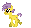 Size: 106x96 | Tagged: safe, artist:wolvan, derpibooru exclusive, oc, oc:line art, earth pony, pony, animated, female, mare, pixel art, solo, trotting, trotting in place