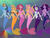 Size: 820x620 | Tagged: safe, artist:azaleasdolls, artist:minicarly, applejack, fluttershy, pinkie pie, rainbow dash, rarity, twilight sparkle, alicorn, mermaid, equestria girls, g4, bare shoulders, clothes, crossover, cutie mark on human, disney, disney style, fin wings, fins, hasbro, hasbro studios, mane six, mermaid maker, mermaid princess, mermaid tail, mermaidized, mermarity, rainbow tail, seashell bra, species swap, strapless, tail, the little mermaid, twilight sparkle (alicorn), underwater, watershy, wings