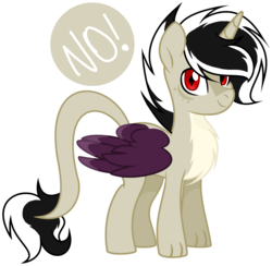 Size: 2818x2755 | Tagged: safe, artist:pastelnightangel, oc, oc only, oc:illusion, hybrid, base used, high res, interspecies offspring, male, offspring, parent:discord, parent:twilight sparkle, parents:discolight, simple background, solo, transparent background