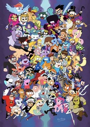 Size: 2500x3513 | Tagged: safe, artist:supermartoonxpert, applejack, fluttershy, pinkie pie, rainbow dash, rarity, twilight sparkle, alicorn, alien, bird, blue jay, cat, dog, duck, earth pony, gem (race), ghost, human, hybrid, mouse, ogre, pegasus, platypus, pony, raccoon, saiyan, starfish, unicorn, anthro, digitigrade anthro, plantigrade anthro, g4, :3, amethyst, amethyst (steven universe), anime, anthro with ponies, bart simpson, beast boy, ben 10, ben 10 omniverse, bloo (foster's), blossom (powerpuff girls), blue (blue's clues), blue's clues, bob parr, bubbles (powerpuff girls), bugs bunny, buttercup (powerpuff girls), buzz lightyear, camp lazlo, captain k'nuckles, caption, chowder, codename kids next door, crossover, crystal gems, cyborg (dc comics), daffy duck, danny phantom, dee dee, dexter, dexter's laboratory, dial m for monkey, dipper pines, double d, dragon ball, dragon ball z, ducktales, ducktales 2017, ed (ed edd n eddy), ed edd n eddy, edd, eddy (ed edd n eddy), enid mettle, family guy, felix the cat, female, ferb, ferb fletcher, finn the human, flapjack (character), foster's home for imaginary friends, fusion, garfield, garnet (steven universe), gauntlet, gem, gem fusion, gravity falls, gumball watterson, high res, homer simpson, image macro, imaginary friend, jake the dog, jenny wakeman, jimmy neutron, johnny bravo, k.o. (ok k.o.!), kim possible, knuckles the echidna, lazlo, lincoln loud, looney tunes, mabel pines, mac (foster's), male, mane six, mare, meme, merrie melodies, mickey mouse, monkey (dexter's laboratory), monochrome, mordecai, mordecai and rigby, morty smith, mr. incredible, my life as a teenage robot, nigel uno, nintendo, nintendo entertainment system, numbuh 1, ok k.o.! lets be heroes, omnitrix, patrick star, pearl, pearl (steven universe), peppa pig, peppa pig (character), perry the platypus, peter griffin, phineas and ferb, phineas flynn, plank (ed edd n eddy), plankton, pop team epic, popuko, powerpuff girls 2016, quartz, radicles x, raven (dc comics), regular show, rick and morty, rick sanchez, rigby (regular show), robin, rumble mcskirmish, samurai jack, samurai jack (character), scrooge mcduck, shrek, shrek (character), simpsons did it, son goku, sonic the hedgehog (series), spear, spongebob squarepants, stanford pines, star butterfly, star vs the forces of evil, starfire, steve (blue's clues), steven quartz universe, steven universe, super smash bros. ultimate, tara strong, teen titans, teen titans go, text, the adventures of jimmy neutron: boy genius, the amazing world of gumball, the fairly oddparents, the incredibles, the loud house, the marvelous misadventures of flapjack, the powerpuff girls, the simpsons, timmy turner, twilight sparkle (alicorn), ugandan knuckles, uncle dolan, wall of tags, weapon, whip, woody