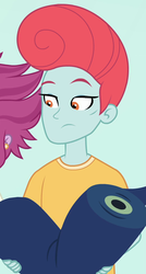 Size: 543x1012 | Tagged: safe, screencap, pearl pompadour, pilot pearl, equestria girls, equestria girls specials, g4, my little pony equestria girls: better together, my little pony equestria girls: rollercoaster of friendship, background human, cropped, male, solo