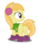 Size: 4000x4500 | Tagged: safe, artist:mundschenk85, noi, earth pony, pony, g4, my little pony: friendship is magic, winter wrap up, absurd resolution, background pony, butt, clothes, earmuffs, female, filly, plant team, plot, show accurate, simple background, socks, solo, transparent background, vector, winter wrap up vest