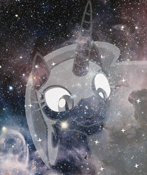 Size: 844x1000 | Tagged: safe, nightmare moon, alicorn, pony, g4, the cutie re-mark, female, mare, notsobot, solo, universe