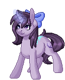 Size: 129x159 | Tagged: safe, artist:ak4neh, oc, oc only, oc:amethyst heartstone, pony, unicorn, animated, female, gif, mare, pixel art, simple background, solo, transparent background