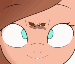Size: 1635x1412 | Tagged: dead source, safe, artist:angrylittlerodent, oc, oc only, oc:bagel, oc:coffee, pony, g4, animated, bouncing, bully, bullying, female, frame by frame, giantess, gif, macro, no pupils, simple background, this will end in vore, white background