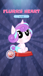 Size: 720x1280 | Tagged: safe, princess flurry heart, pony, g4, cute, female, flurrybetes, pocket ponies, solo