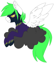 Size: 995x1163 | Tagged: safe, artist:melodytheartpony, oc, oc only, oc:lust mint, pegasus, pony, clothes, costume, cute, halloween, holiday, male, shadowbolts, shadowbolts costume, simple background, smiling, solo, stallion, transparent background, wings