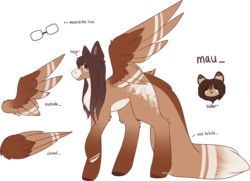 Size: 3161x2289 | Tagged: safe, artist:mauuwde, oc, oc only, oc:maude, pegasus, pony, female, high res, mare, reference sheet, simple background, solo, transparent background