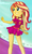 Size: 430x706 | Tagged: safe, artist:charliexe, sunset shimmer, equestria girls, equestria girls specials, g4, i'm on a yacht, my little pony equestria girls: better together, my little pony equestria girls: spring breakdown, clothes, cute, dress, female, geode of empathy, legs, magical geodes, miniskirt, schrödinger's pantsu, shimmerbetes, skirt, smiling, solo