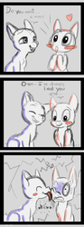 Size: 2000x5402 | Tagged: safe, artist:zobaloba, oc, pony, advertisement, auction, comic, commission, couple, funny, licking, lol, love, short comic, sketch, tongue out, your character here