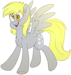 Size: 3038x3172 | Tagged: safe, artist:fluffyxai, derpy hooves, pegasus, pony, g4, cute, derpabetes, female, flying, high res, mare, simple background, smiling, solo, transparent background, wings