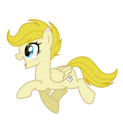 Size: 2510x2533 | Tagged: safe, artist:mint-light, artist:rioshi, artist:starshade, oc, oc only, oc:yondalor, pegasus, pony, base used, happy, happy pony, high res, prancing, simple background, transparent background, ych result
