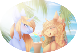 Size: 2938x2021 | Tagged: safe, artist:mauuwde, oc, oc only, oc:crystal summer, pony, unicorn, female, high res, mare