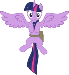 Size: 7000x7618 | Tagged: safe, artist:twilirity, twilight sparkle, alicorn, pony, g4, absurd resolution, female, saddle bag, simple background, solo, spread wings, transparent background, twilight sparkle (alicorn), vector, wings