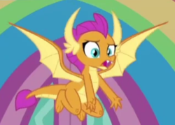 Size: 318x228 | Tagged: safe, screencap, smolder, dragon, g4, teacher of the month (episode), spoiler:interseason shorts, cropped, dragoness, female, solo