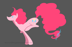 Size: 2612x1720 | Tagged: safe, artist:twilightdreamkeeper, pinkie pie, earth pony, pony, g4, female, lineless, solo