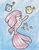 Size: 5100x6600 | Tagged: safe, artist:fascismnotincluded, pinkie pie, fish, puffer fish, seapony (g4), g4, absurd resolution, bubble, cellphone, open mouth, phone, pinkamena diane pie, seaponified, seapony pinkie pie, selfie, selfie stick, smiling, species swap, traditional art, underwater, water