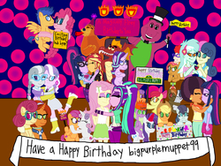 Size: 4032x3024 | Tagged: safe, artist:bigpurplemuppet99, apple bloom, applejack, aria blaze, babs seed, bon bon, button mash, coloratura, diamond tiara, flash sentry, fluttershy, garble, lyra heartstrings, pinkie pie, posey shy, rarity, rumble, saffron masala, sci-twi, scootaloo, silver spoon, spike, starlight glimmer, stellar flare, sunset shimmer, sweetie belle, sweetie drops, tender taps, twilight sparkle, twist, pegasus, pony, unicorn, equestria girls, g4, my little pony equestria girls: better together, afro, ariashy, barney the dinosaur, bear (character), bear in the big blue house, clothes, crack shipping, cutie mark, cutie mark crusaders, female, gay, infidelity, kissing, lesbian, male, mare, pinkiesentry, poseyflare, ship:babstwist, ship:lyrabon, ship:rarajack, ship:rumblemash, ship:sci-twishimmer, ship:scootabelle, ship:silvertiara, ship:sparity, ship:sunsetsparkle, shipping, skirt, starble, straight, tank top, twiffron, wings