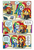 Size: 583x851 | Tagged: safe, artist:art-2u, nolan north, normal norman, rainbow dash, sunset shimmer, watermelody, comic:gym partners, equestria girls, g4, background human, cafeteria, clothes, comic, computer, female, male, open mouth, sitting, skirt, smiling, speech bubble, wristband