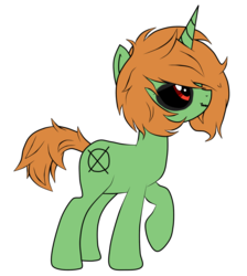 Size: 846x944 | Tagged: safe, artist:arrgus-korr, oc, oc only, pony, unicorn, base used, cutie mark, dark, dark eyes, female, full body, mare, operator symbol, simple background, solo, stitched mouth, stitches, transparent background, vector
