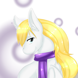 Size: 1250x1250 | Tagged: safe, artist:noxiedraws, oc, oc:snow veil, pony, blonde, female, mare