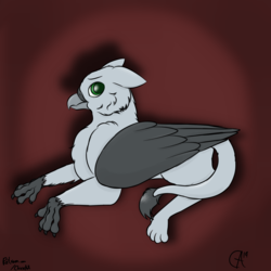 Size: 3000x3000 | Tagged: safe, artist:luxsimx, oc, oc only, griffon, commission, griffon oc, high res, solo
