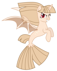 Size: 4000x5000 | Tagged: safe, artist:dragonchaser123, oc, oc only, oc:solar blaze, bat pony, seapony (g4), seaponified, simple background, solo, species swap, transparent background