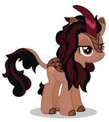 Size: 4503x5000 | Tagged: safe, artist:dragonchaser123, oc, oc only, oc:bramble angel mele, kirin, pony, g4, sounds of silence, absurd resolution, kirin oc, simple background, solo, transparent background