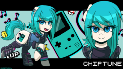 Size: 3840x2160 | Tagged: safe, artist:ciderpunk, oc, oc:chiptune, pony, boots, clothes, ear piercing, earring, game, game boy, high res, jewelry, looking at you, piercing, shoes, vest