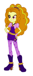 Size: 1200x2700 | Tagged: safe, artist:traachon, derpibooru exclusive, adagio dazzle, equestria girls, g4, belt, bolero jacket, boots, clothes, evil grin, female, fingerless gloves, gem, gloves, grin, hand on hip, high heel boots, jewelry, leggings, pendant, romper, shoes, simple background, siren gem, smiling, solo, transparent background, vector