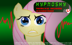 Size: 640x400 | Tagged: safe, artist:jujulian94, fluttershy, pegasus, pony, g4, advertisement, all glory to the hypnotoad, baseball, ekg, electrocardiogram, eye, eyes, hypnosis, hypnotoad, implied screwball, screw, sports, stare, television, the stare, tv channel, tv show