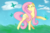 Size: 1800x1200 | Tagged: safe, artist:puddingskinmcgee, fluttershy, butterfly, pegasus, pony, g4, cute, eyes closed, female, mare, shyabetes, smiling, solo