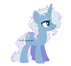 Size: 450x420 | Tagged: safe, artist:biitt, trixie, pony, g4, alternate hairstyle, female, simple background, solo, transparent background