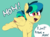 Size: 1280x941 | Tagged: safe, artist:shinodage, edit, edited edit, oc, oc only, oc:apogee, pegasus, pony, adorkable, blue background, body freckles, bohemian rhapsody, bucking, butt freckles, chest fluff, chest freckles, crossing the memes, cute, dialogue, dork, ear freckles, edit of an edit of an edit, excited, exploitable meme, female, filly, freckles, happy, implied death, implied human, implied murder, meme, mom! meme, ocbetes, open mouth, proud, queen (band), raised leg, shitposting, simple background, smiling, solo, song in the comments, song reference, speech bubble, tail wrap, teenager, text, this will end in jail time, this will end in queen, wat