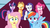 Size: 1280x720 | Tagged: safe, screencap, applejack, fluttershy, pinkie pie, rainbow dash, rarity, twilight sparkle, alicorn, pony, g4, my little pony: friendship is magic, season 9, the beginning of the end, female, mane six, twilight sparkle (alicorn)