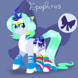 Size: 1000x1000 | Tagged: safe, oc, oc only, oc:epaphras, pony, colorful, cutie mark, male, solo, stallion