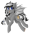 Size: 2293x2589 | Tagged: safe, artist:sk-ree, oc, oc only, oc:moonlight song, bat pony, pony, bat pony oc, commission, fallout equestria: guardians of the wastes, female, high res, mare, open mouth, simple background, smiling, solo, transparent background